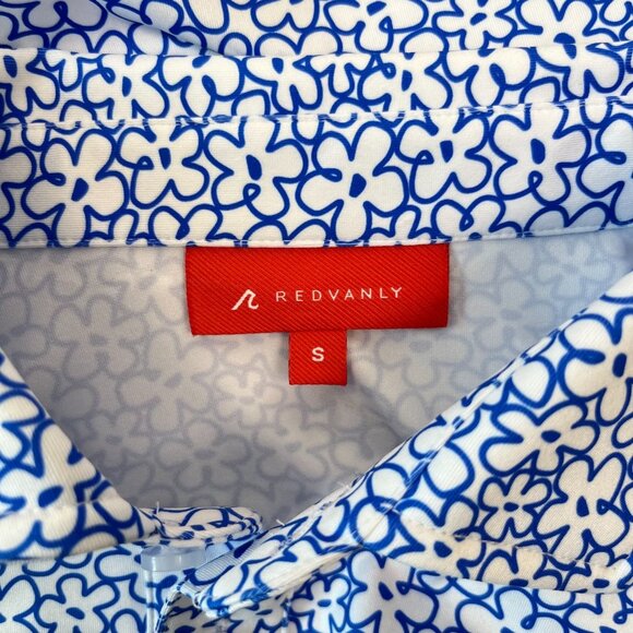 NWOT Redvanly Polo Shirt Mens Blue Lavender Golf Active Tech Size S - Picture 9 of 13